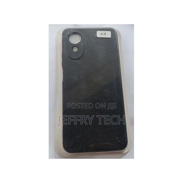 Silicon Protective Back Case for Oppo A17k - Black - main view