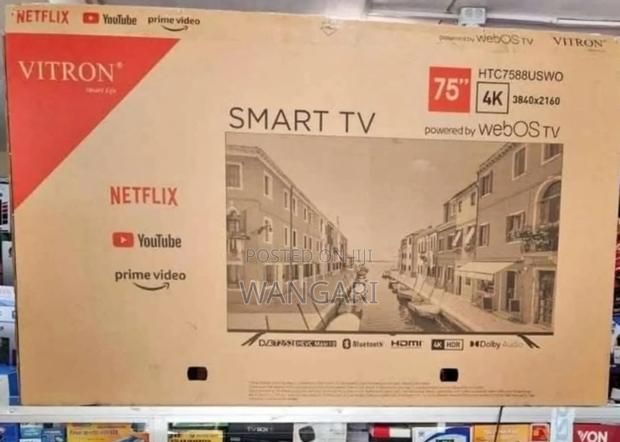 14 Months Warranty Vitron 75 Inch Webos 4 K Television - main view