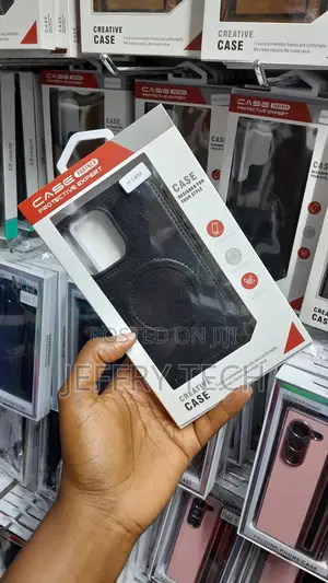 Suitani iPhone 13 Pro Max Magnetic Kickstand Leather Back Phone Case