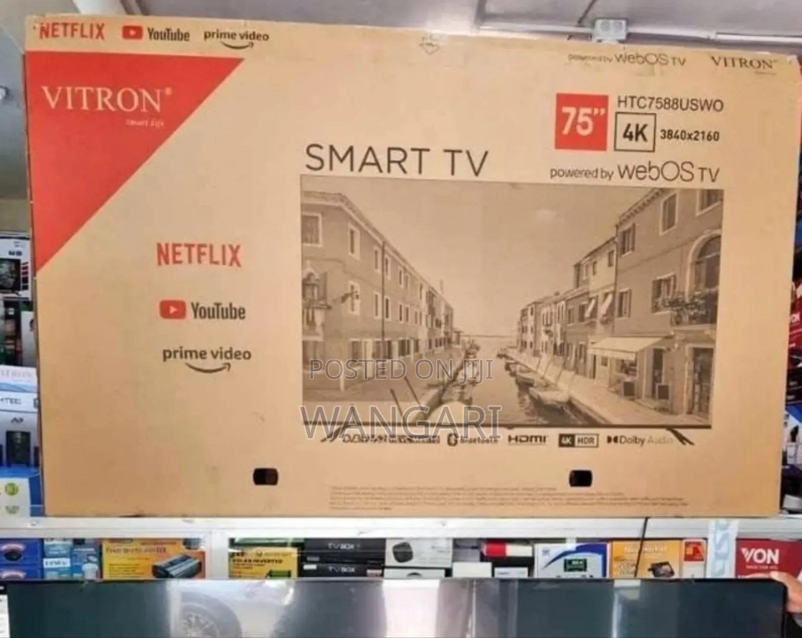 14 Months Warranty Vitron 75 Inch Webos 4 K Television
