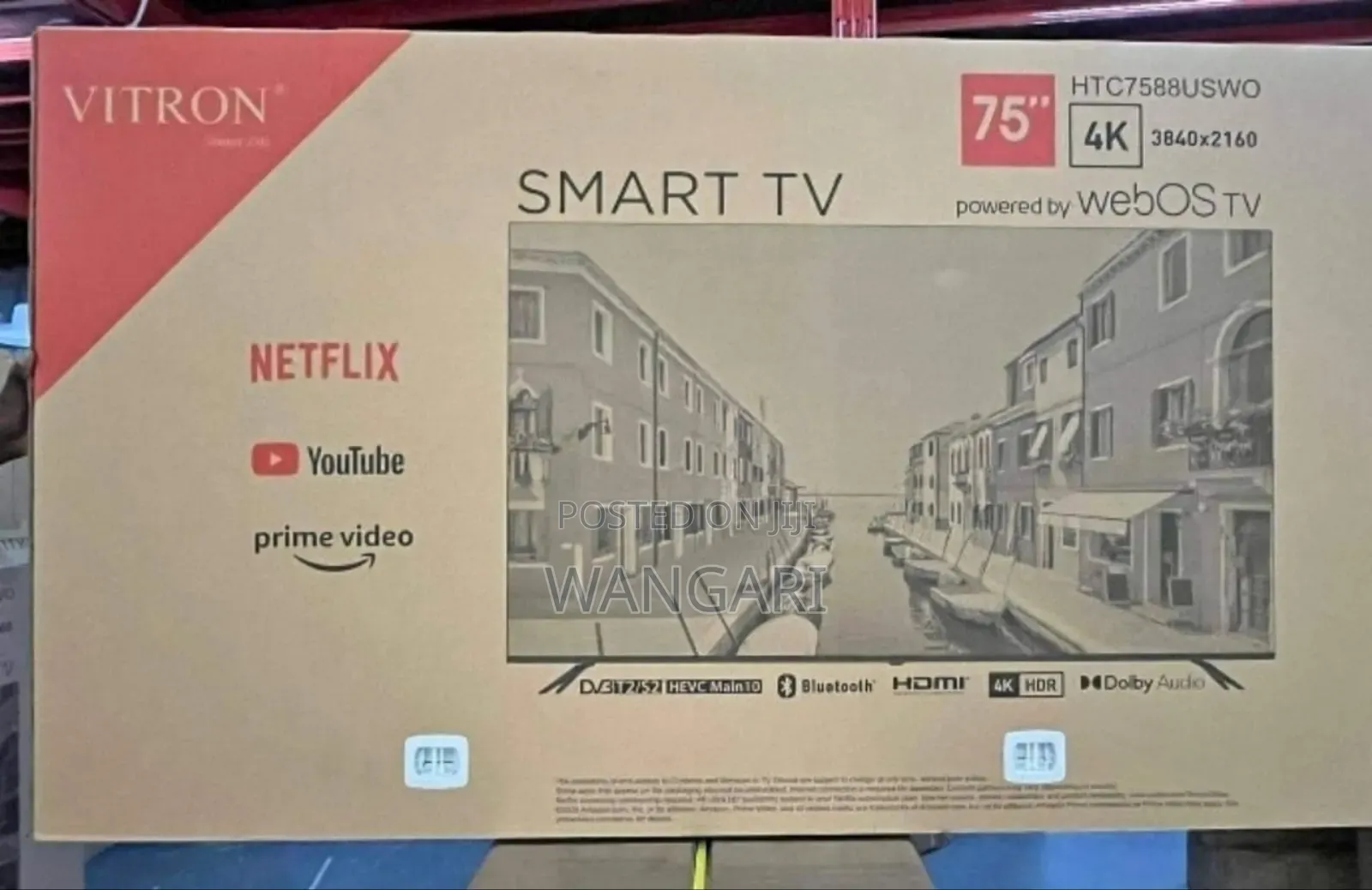 Youtube Netflix Vitron 75 Inch Webos 4 K Television