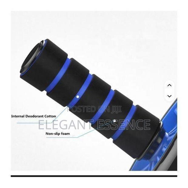 Ab Wheel Roller Workout Arm and Waist Fitness Exerciser Wheel Free Mat - thumbnail 2