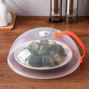 Microwave Food Cover With Steam Vents Bpa-Free Microwave Food Cover