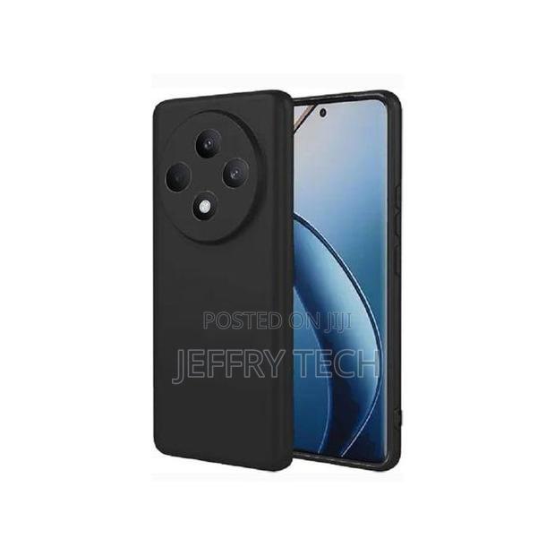 Silicon Back for Oppo Reno 12f 5g. Black - main view