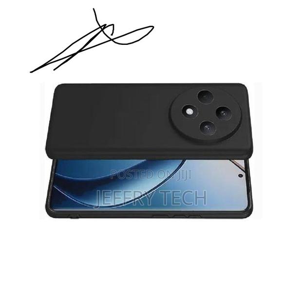 Silicon Back for Oppo Reno 12f 5g. Black - thumbnail 3