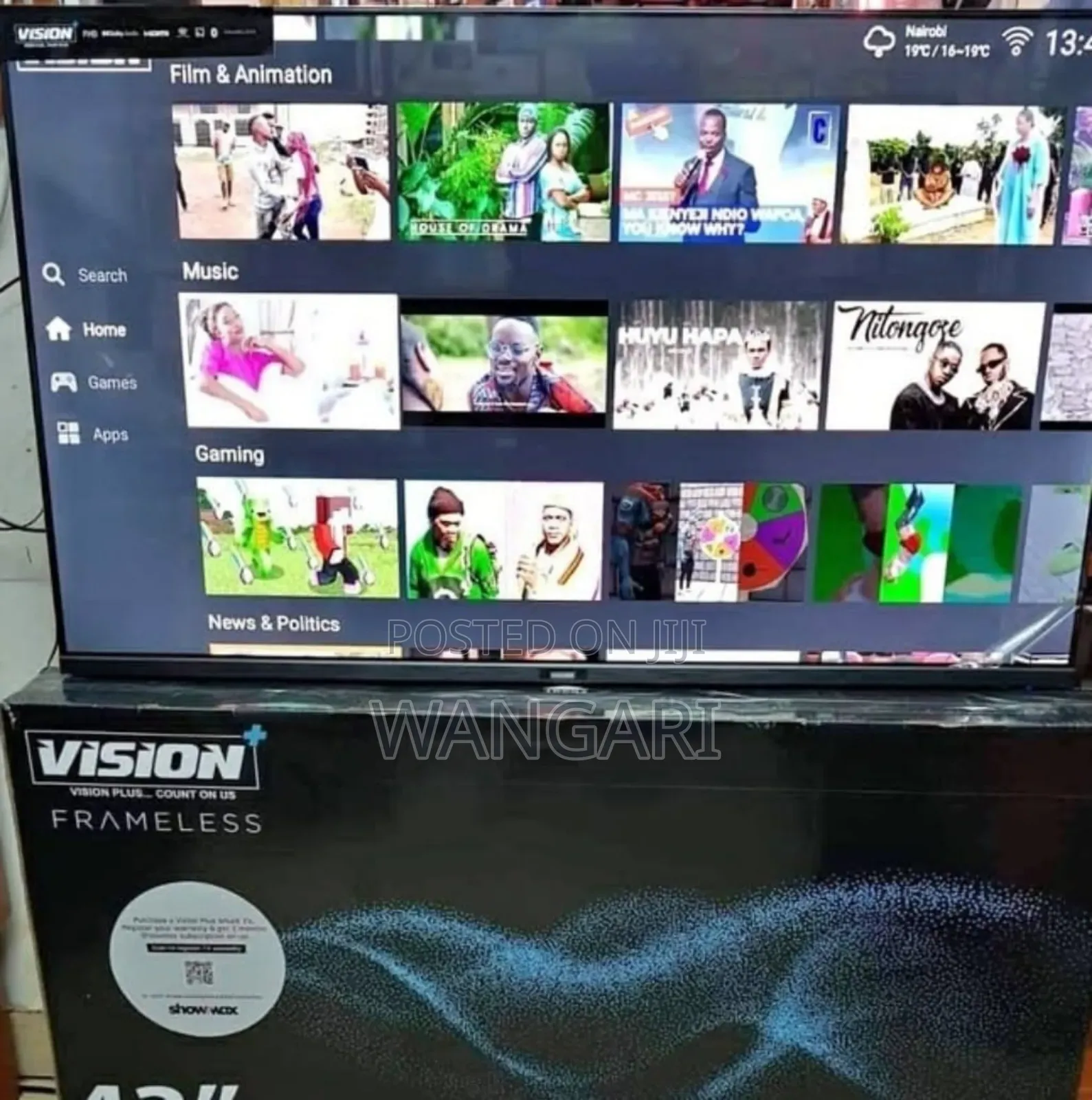 Bluetooth Android ,43 Inch Vision+ Television