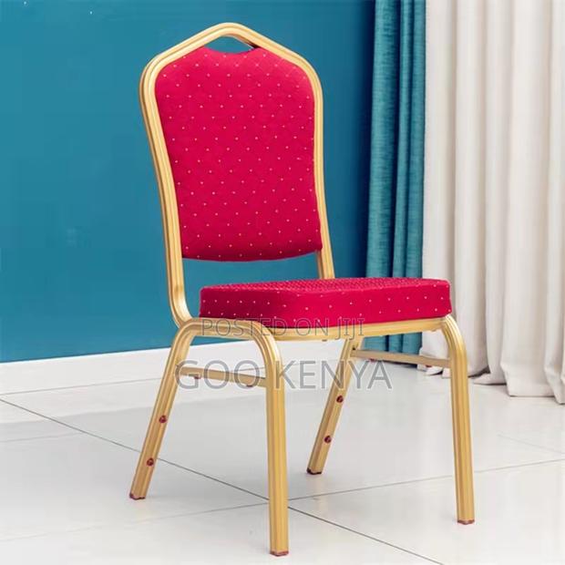 Home Chair; Modern Gold Frame Fabric Event Chair For Wedding Venues