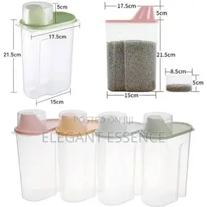 2.5l Airtight Cereal Container With Secure Cover-bpa-free,