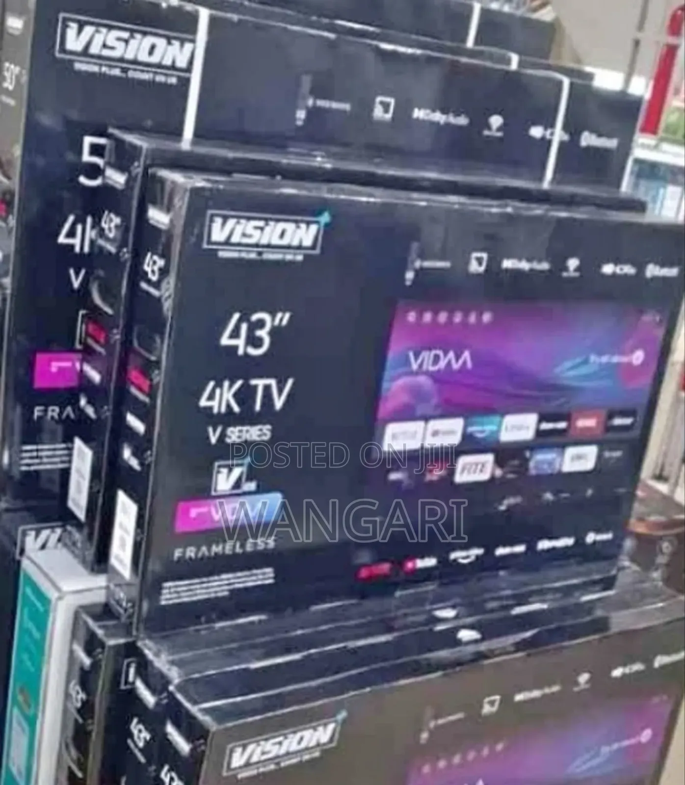 Bluetooth Enabled 4 K Vision+ 43 Inch Smart Android Tv