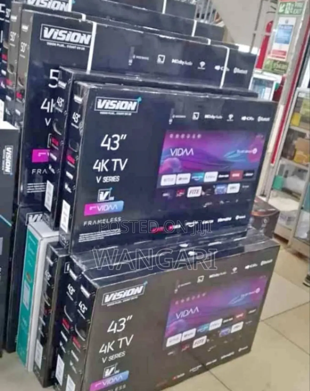 Frameless Vision 43 Inch v Series Television