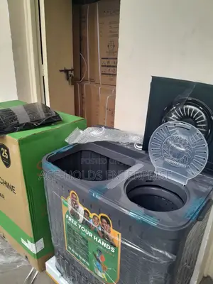 10kgs Twin Tub - Syinix Top Load Wash and Spin Washing Machine