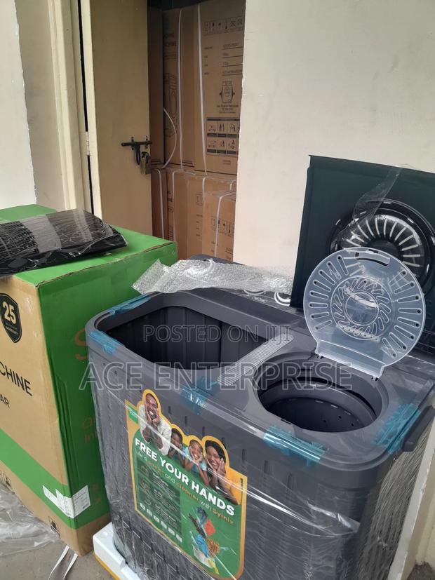 10kgs Twin Tub - Syinix Top Load Wash and Spin Washing Machine