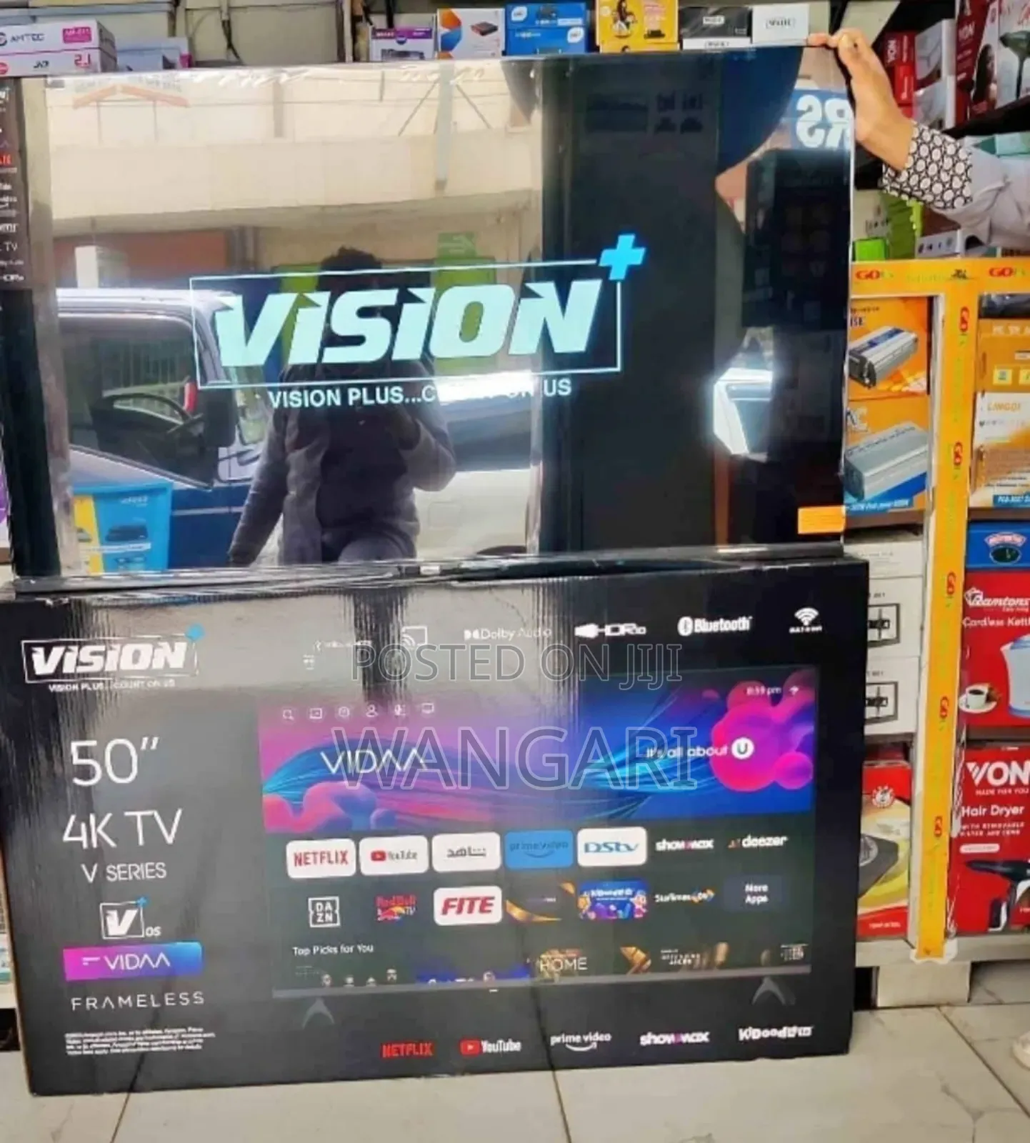 Prime Video Youtube Netflix Vision+ 50 Inch Television