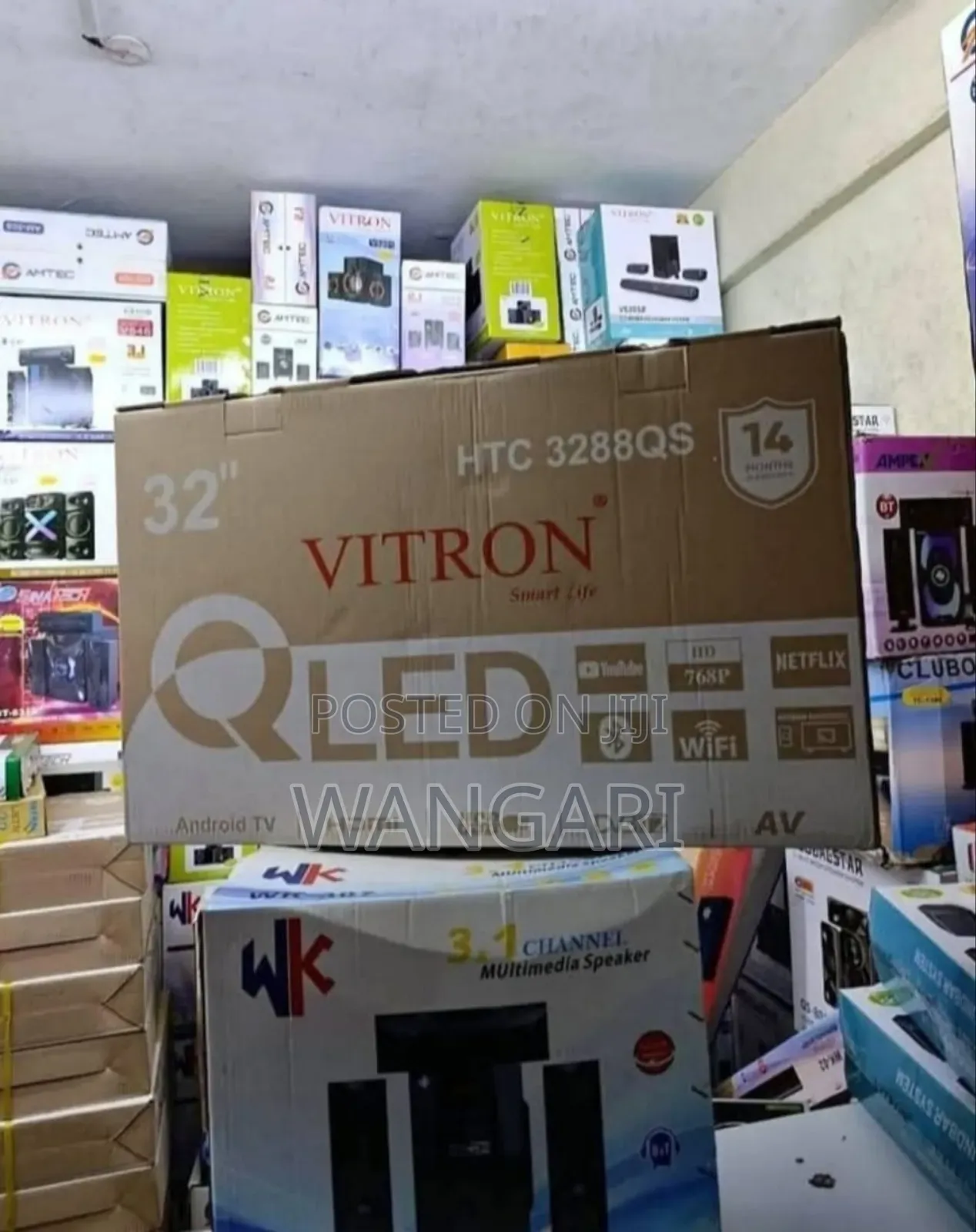 14 Months Warranty Qled 32 Inch Vitron Television