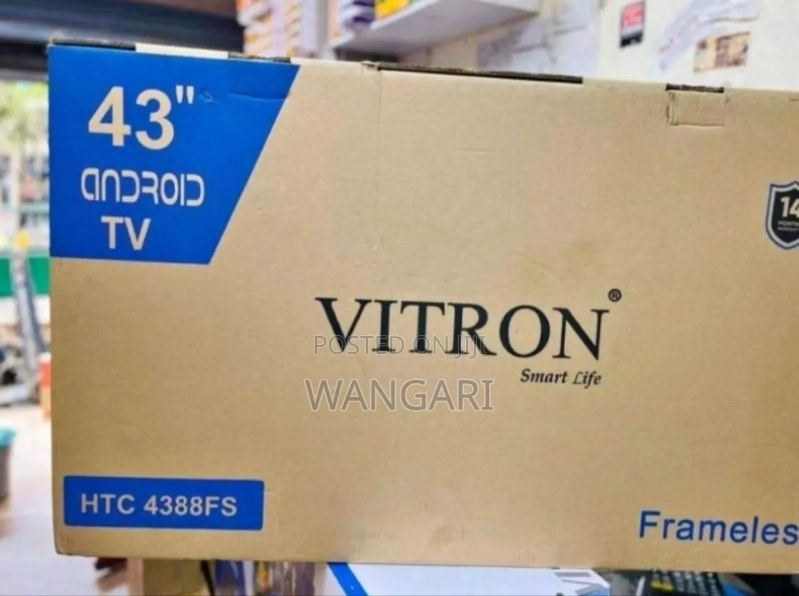 Frameless Vitron 43 Inch Android Television