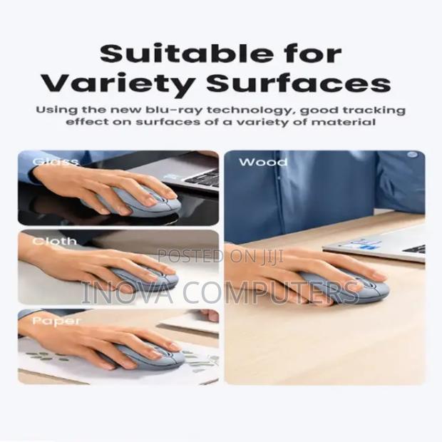 Ugreen 2.4g Wireless Mouse Midnight Blue - Mu105 - thumbnail 4