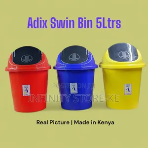 The Adix Plastic Swing Bin 5ltrs/ Swing Bin