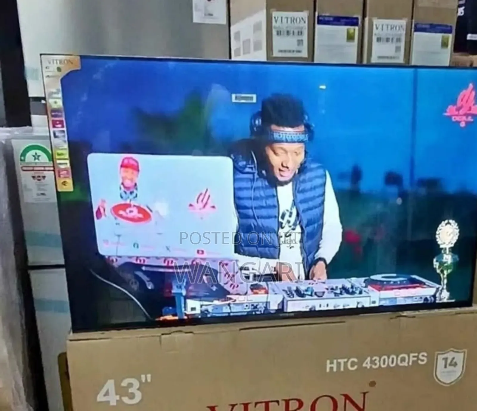 Youtube Netflix Qled 43 Inch Vitron Tv