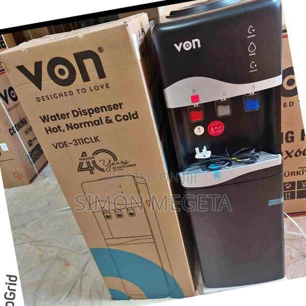 Von Black 3 Taps Dispenser in Stock Fare Price
