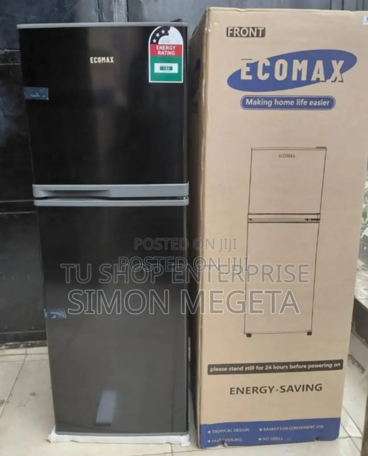 Ecomax 138litres Fridge Double Door