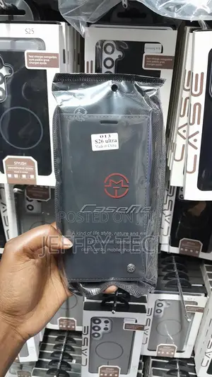 Nuroi Caseme Premium Flip Leather Case for Samsung S26 Ultra