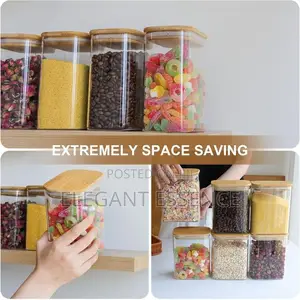 12pcs Borosilicate Air Tight Spice Storage Jars