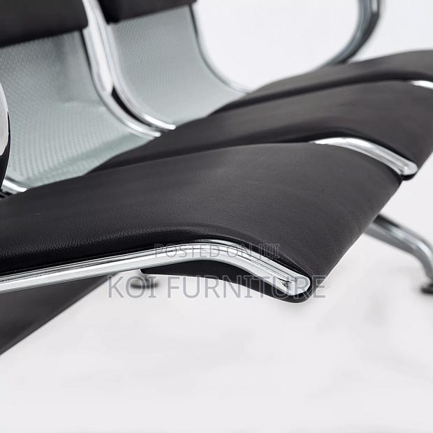 Office Benches; Black Three Seaters Reception Bench - thumbnail 4