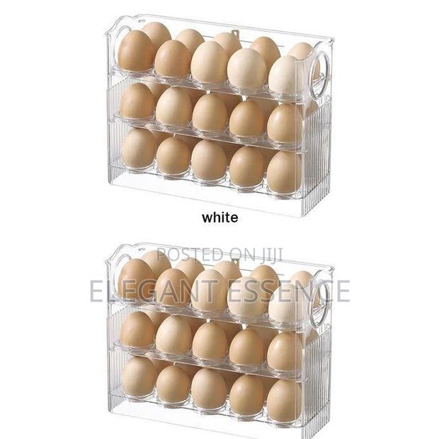 3-Layer Acrylic 30 Egg Storage Fridge Box - thumbnail 2