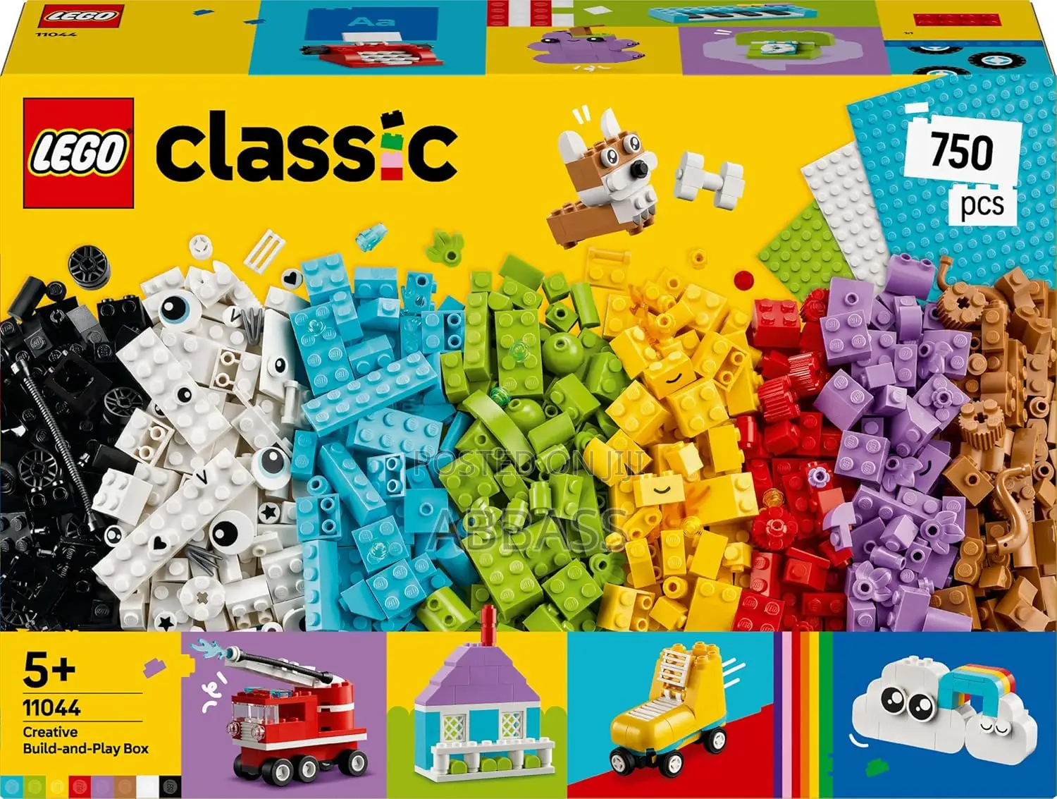 Lego Classic Creative Build-and-Play - Colourful Bricks Set (750 Pcs)