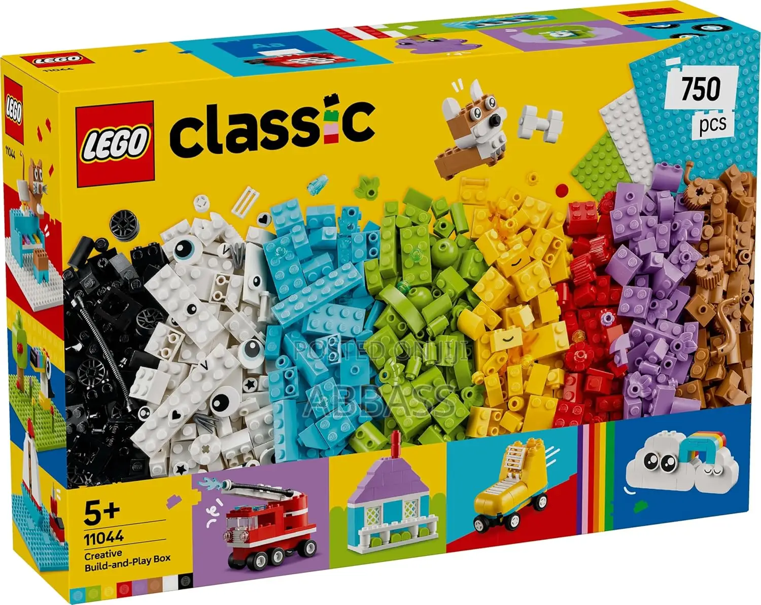 Lego Classic Creative Build-and-Play - Colourful Bricks Set (750 Pcs)