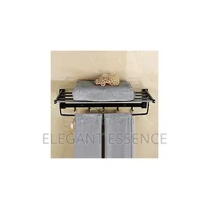 Metallic Towel Rack