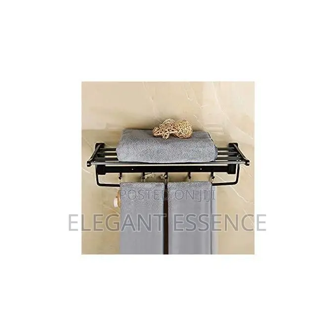 Metallic Towel Rack