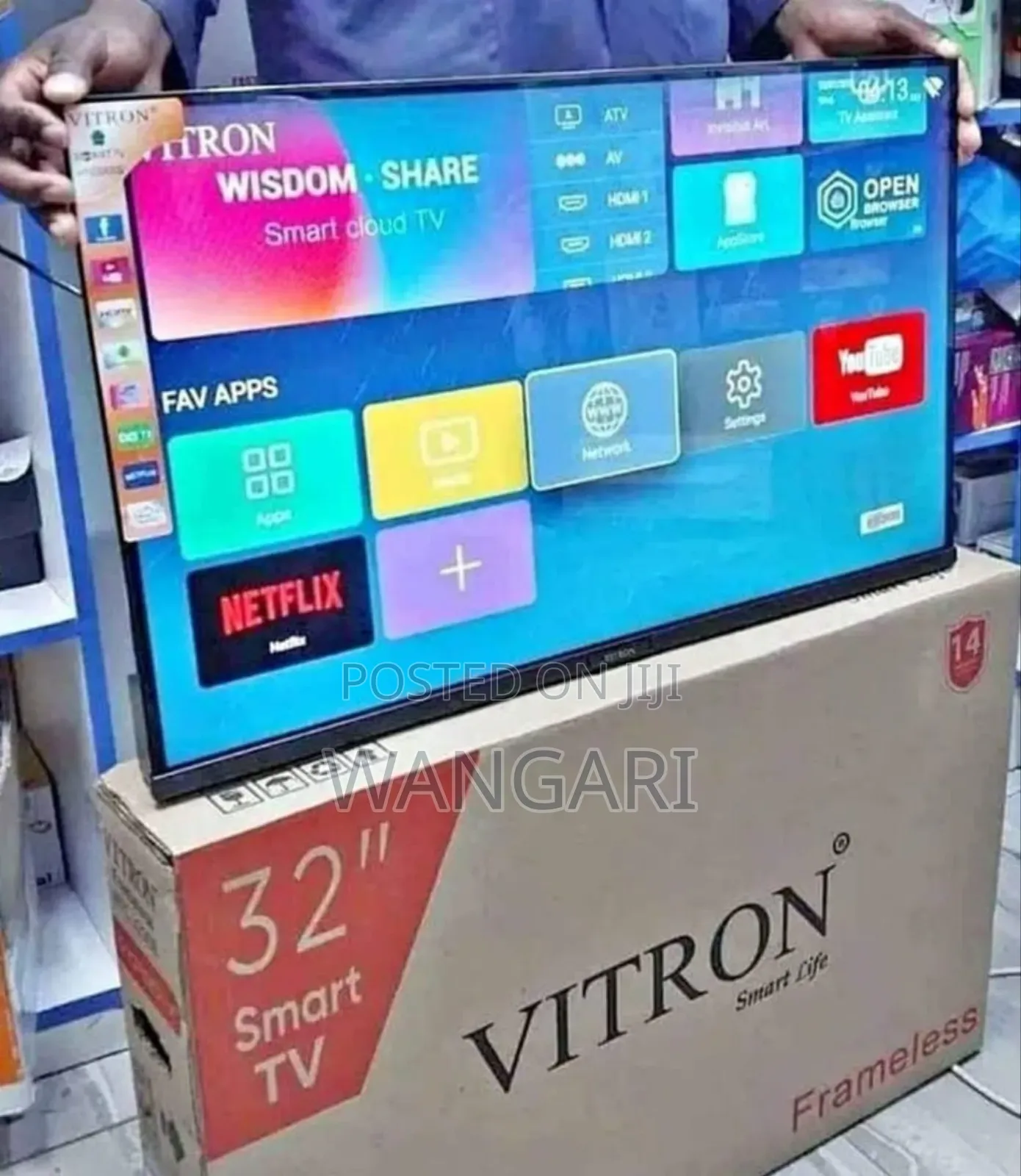Youtube Netflix Vitron 32 Inch Smart Android Tv