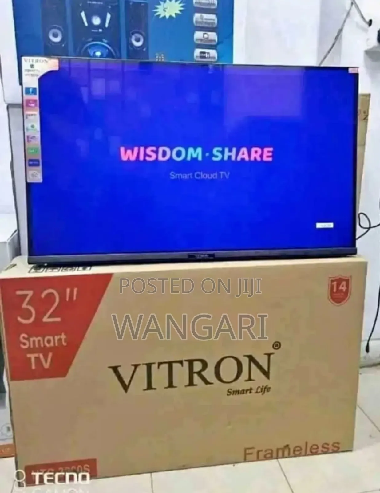 Youtubr Netflix Vitron 32 Inch Smart Android Tv
