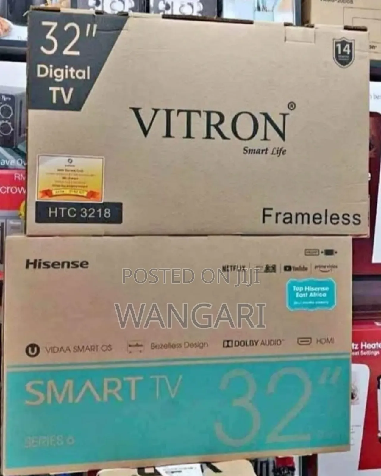 Frameless 32 Inch Digital Tv