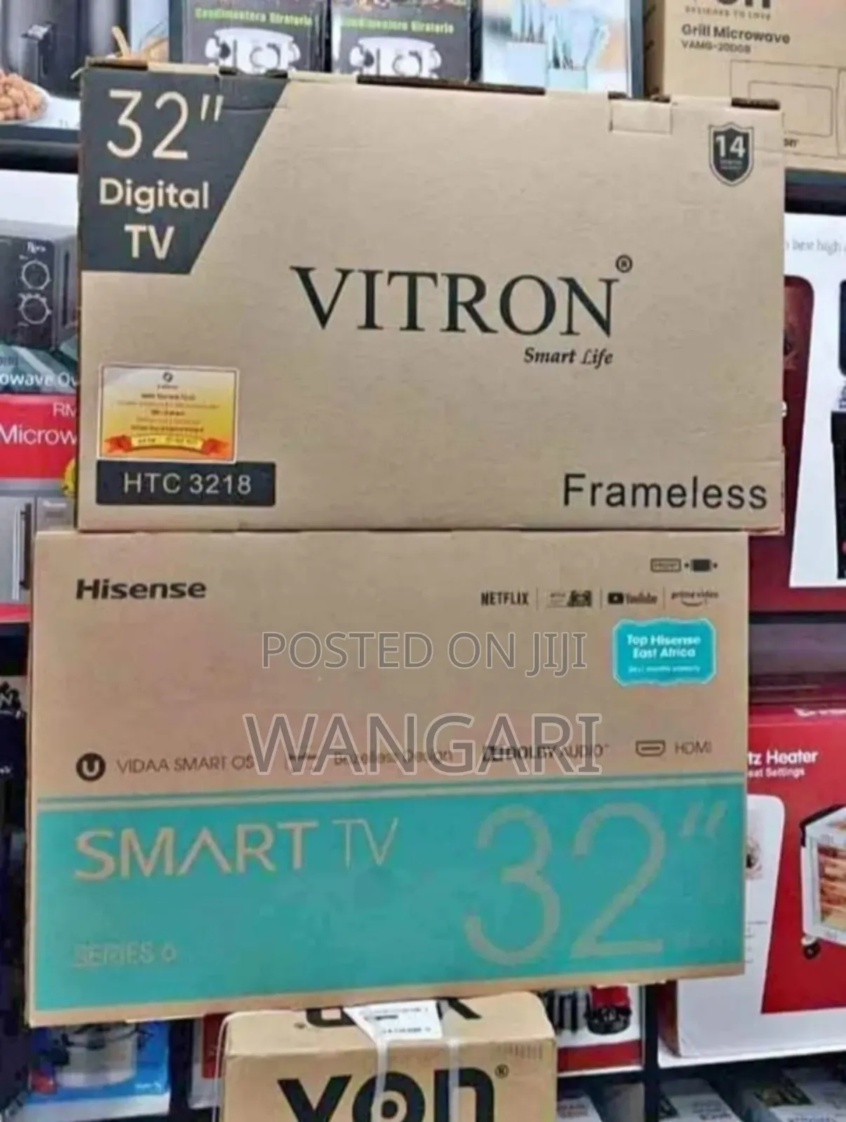 Frameless 32 Inch Digital Tv