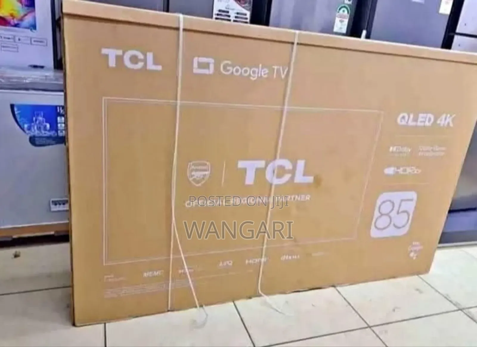 Youtube Netflix TCL 85 Inch Goggle 4 K HDR Television