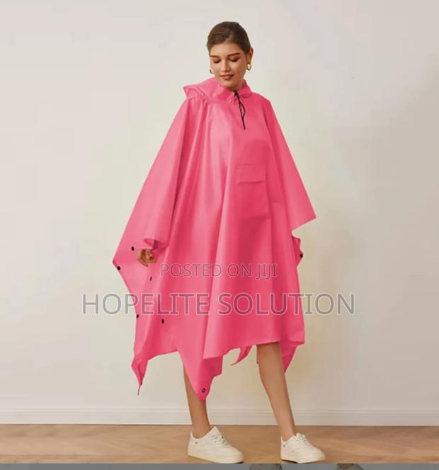 High Quality Adult Unisex Rain Poncho - main view