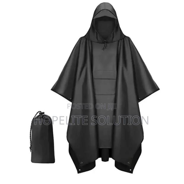 High Quality Adult Unisex Rain Poncho - thumbnail 2