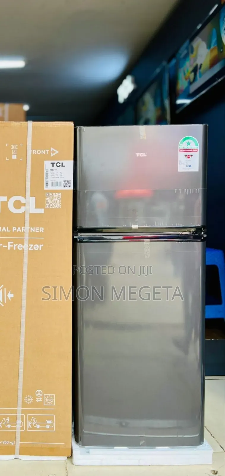 370 Litres TCL P370tm No Frost Double Door Refrigerator