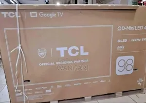 With Warranty TCL 98 Inch Goggle Television