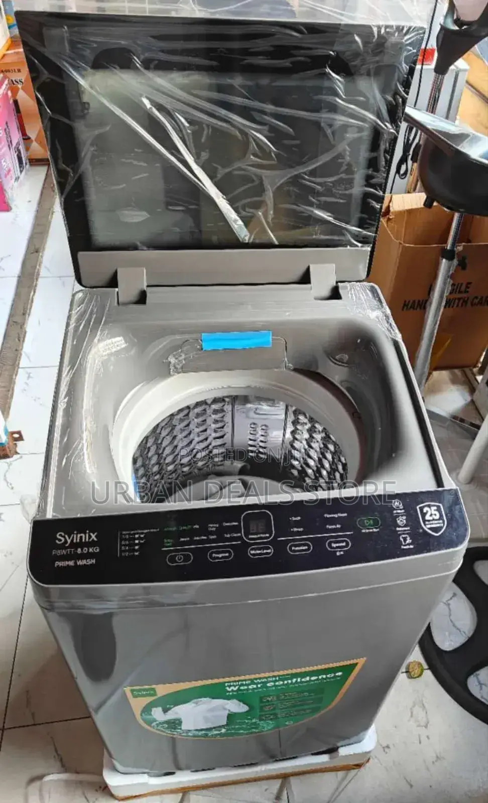 8kg Syinix Topload Full Automatic Washing Machines