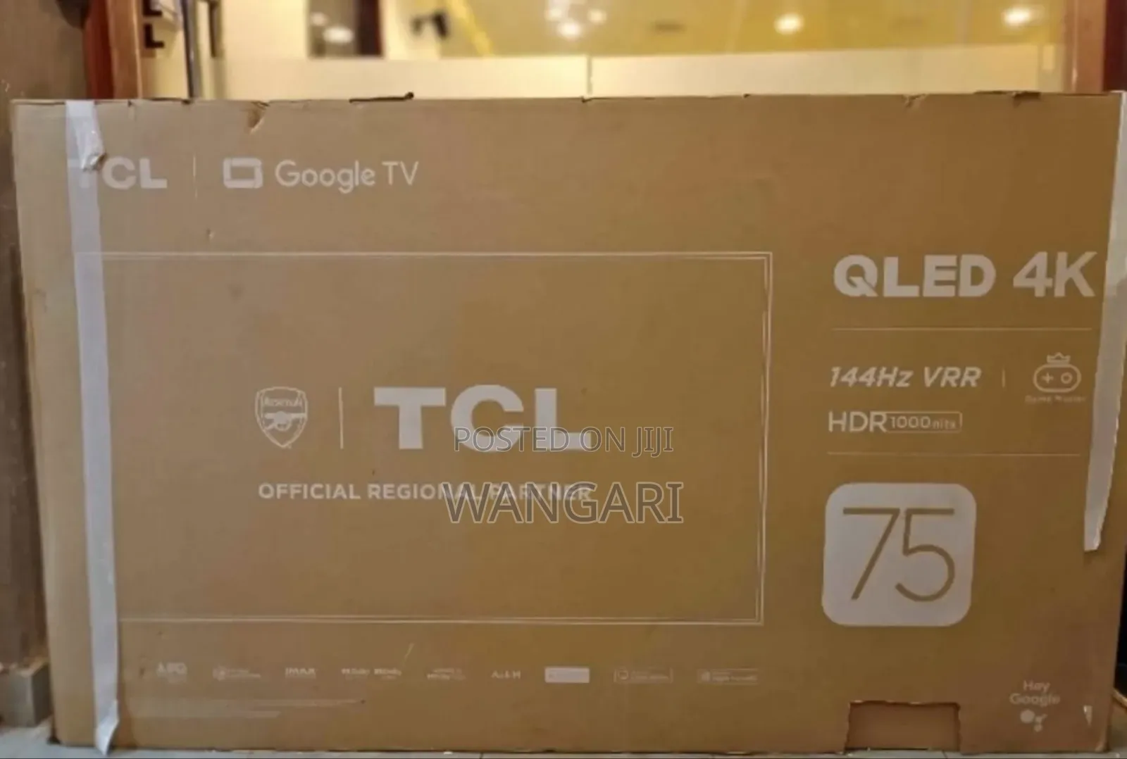 TCL Qled 75 Inch HDR Television
