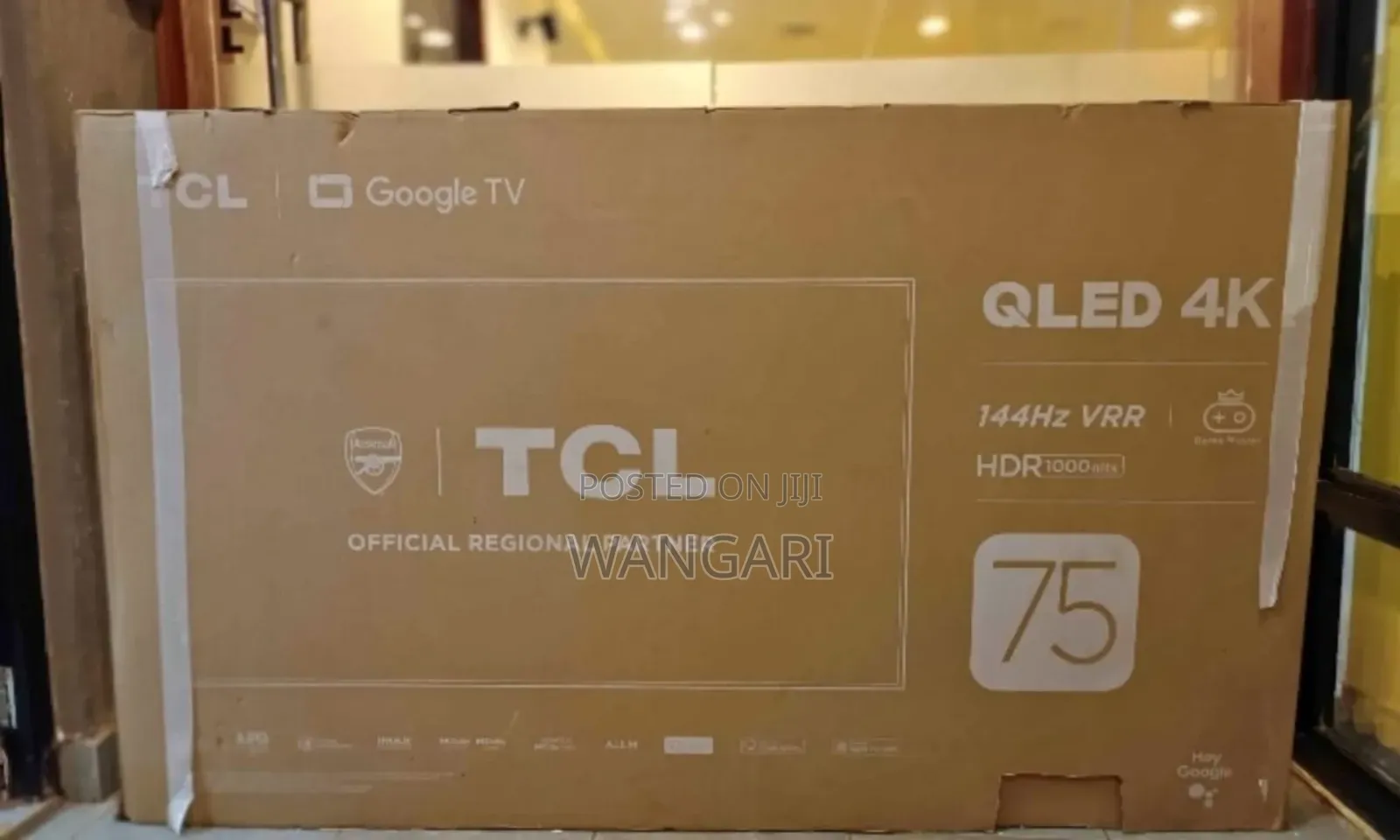 TCL Qled 75 Inch HDR Television