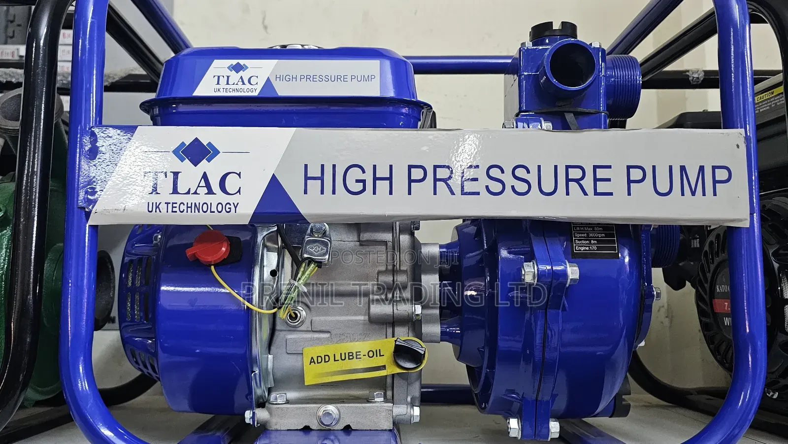 Tlac 2" High Pressure Petrol Water Pump.