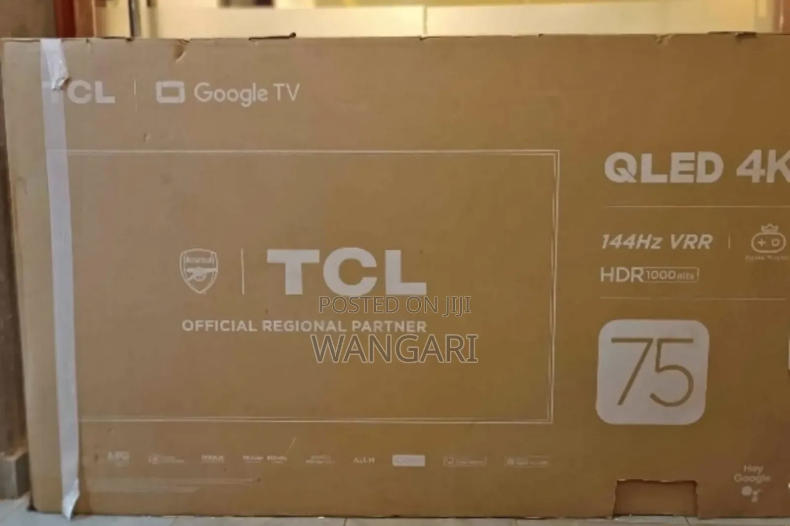 With Warranty TCL Qled 75 Inch Mini Led 4 K Television