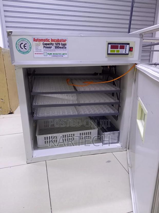 Kilimo 528 Eggs Poultry Incubator With Humidity Temperature Display - main view