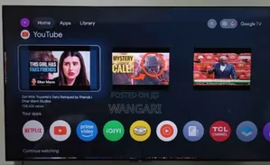 Frameless TCL Qled 75 Inch HDR Television