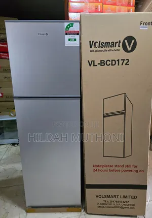 Silver Volsmart 172ltrs Double Door Refrigerator