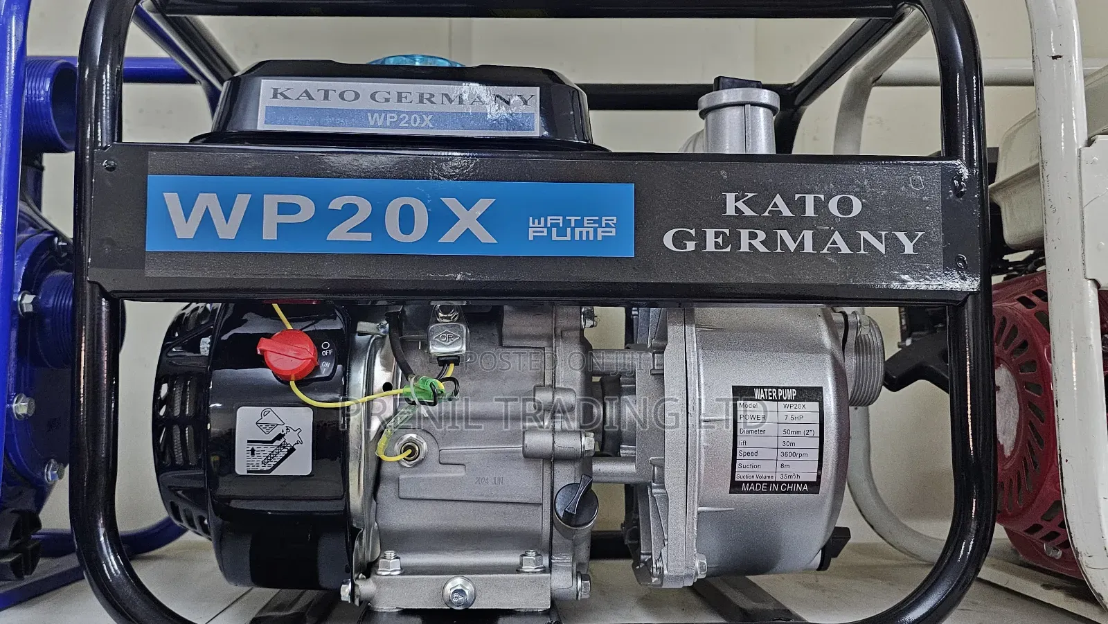 Kato Germany Wp20x Gasoline Water Pump.